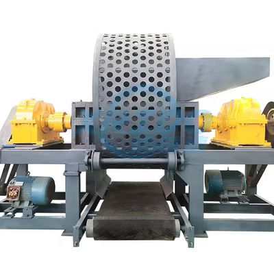 Industria del riciclaggio Tire Shredder Machine per pneumatici a filo 2200 kg Peso Progettazione durevole