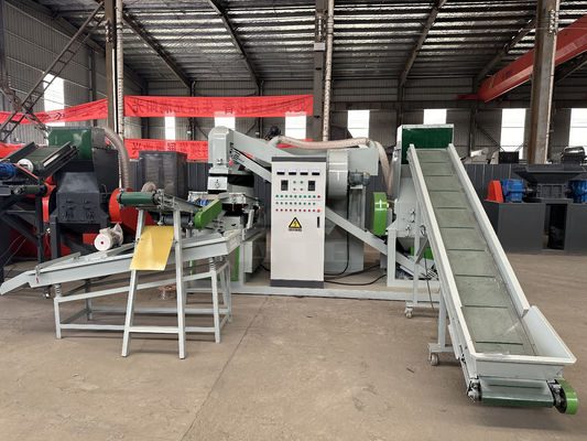 Facile da usare Macchina automatica di riciclaggio del granulatore di rame secco per riciclaggio di fili di cavo