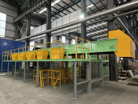 Sortitura dei rifiuti urbani con capacità di peso di 2000 kg Linea di selezione dei rifiuti solidi comunali