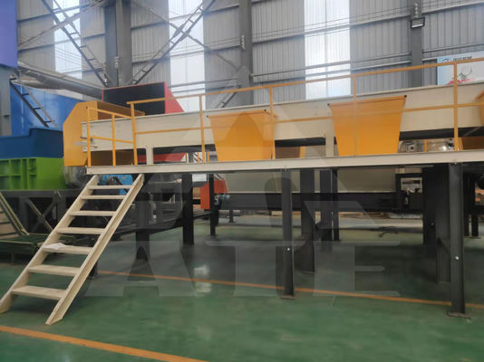 Piattaforma di selezione di vendita Macchina di selezione dei rifiuti solidi con peso e prestazioni di 2000 kg