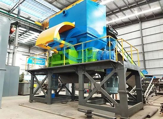 Trituratore a doppio albero per rottami di rifiuti ferro alluminio metallo plastica multifunzionale