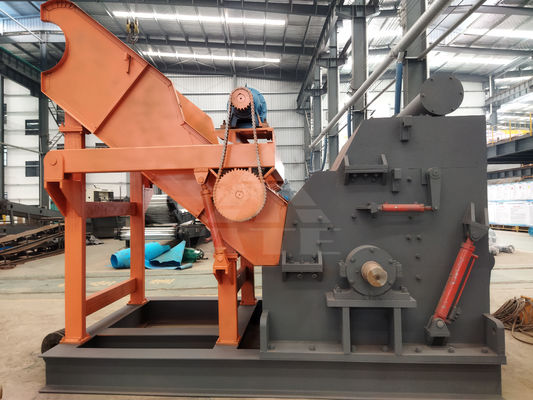 Macchina di riciclaggio di rottami metallici e di acciaio