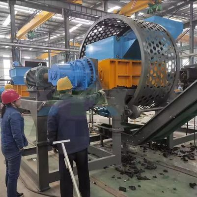 Linea di produzione di macchine di triturazione di pneumatici usati completamente automatiche