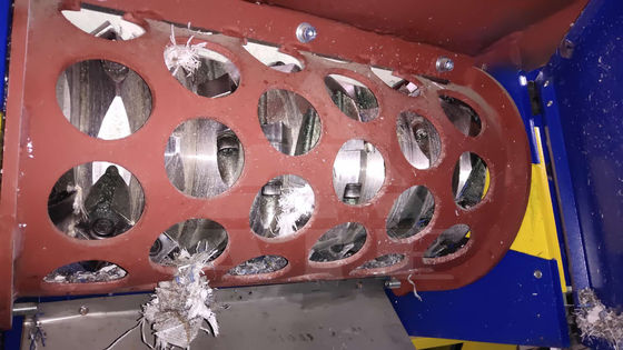 Capacità di produzione 5-100 kg/h Trinciatrici monoalbero per cartone ondulato e materie plastiche