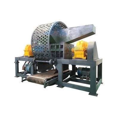 Macchina di triturazione di pneumatici ad alta produttività per il riciclaggio degli scarti di pneumatici