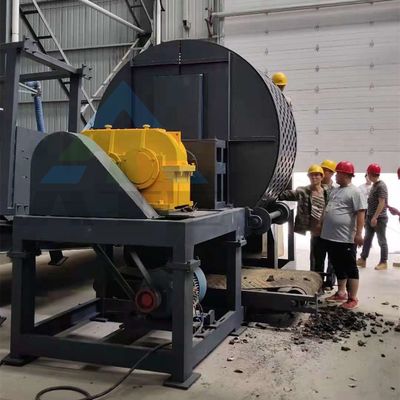 Macchina di triturazione di pneumatici ad alta produttività per il riciclaggio degli scarti di pneumatici