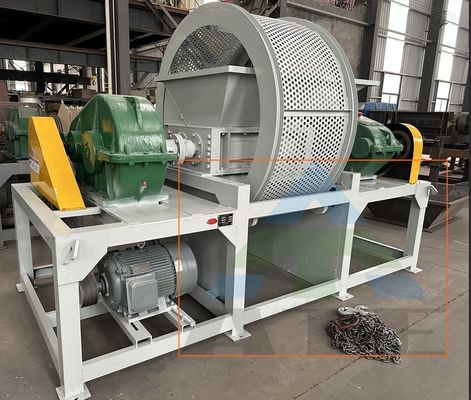 Tire Machine Type Double Shaft Shredder per scarti di pneumatici pneumatici usati Riciclo