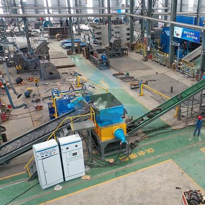 Equipaggiamento di riciclaggio di pneumatici per autocarri ad alta produttività personalizzabile con frantumatore di pneumatici in gomma