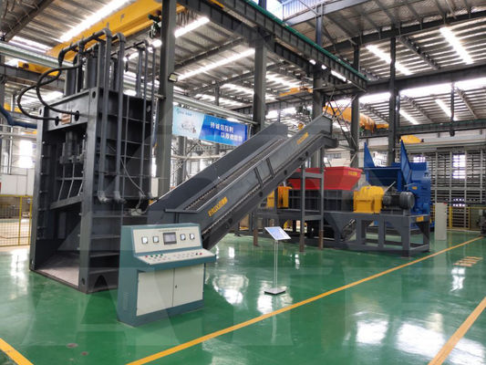 200-2200mm Dimensione di ingresso Trinciatore automatico a doppio albero per plastica e rottami metallici