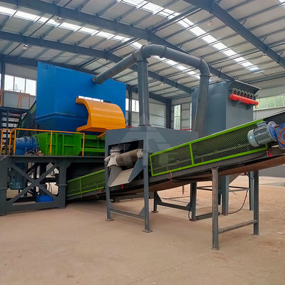Trituratore a doppio albero ricicla in modo efficiente rottami di metallo e plastica con facile utilizzo