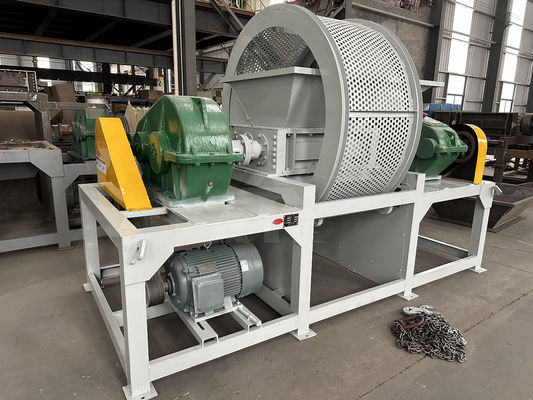 Plastico gomma a doppio albero pneumatici triturazione macchine 5000 kg peso supporto personalizzazione