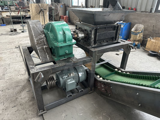 Trinciatrice a potenza singola da 50 kW per la disintegrazione di carta di plastica e rottami metallici