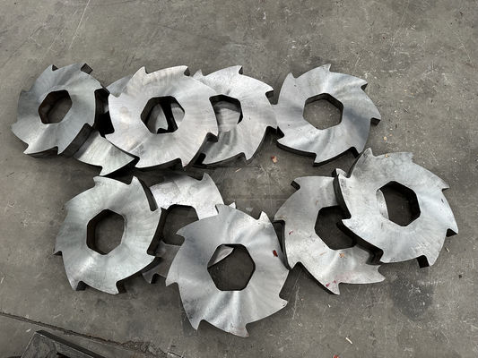 Trinciatrice a potenza singola da 50 kW per la disintegrazione di carta di plastica e rottami metallici