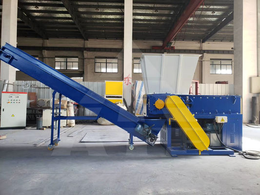 Trituratore di plastica a singolo albero per il riciclo di legno e cartone