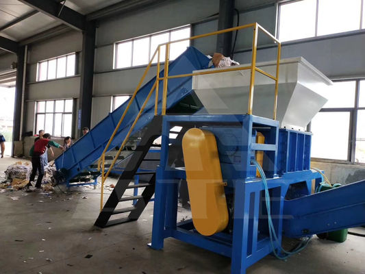 Trituratore di plastica a singolo albero per il riciclo di legno e cartone