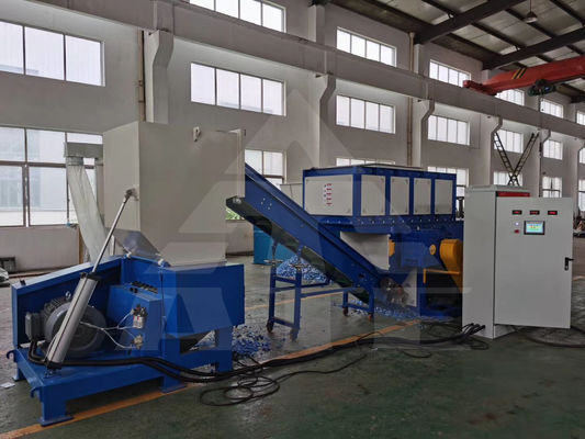 Trituratore a singolo albero da 22 kW per il riciclaggio di cartone e carta di plastica ad alta capacità