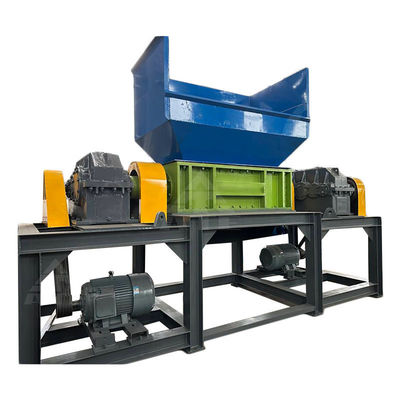 200-2200mm Input Size Double Shaft Shredder per le bottiglie di vetro di metallo e di plastica