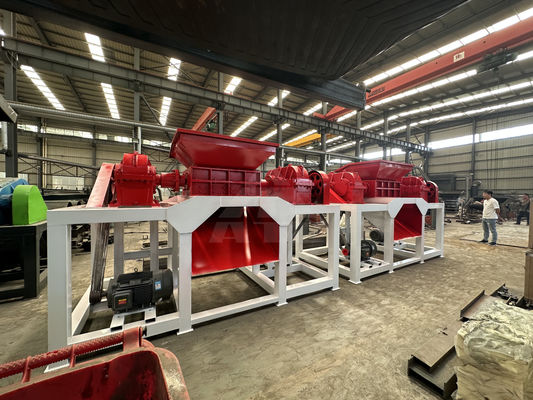 Famous MOTOR Plastic Shredder per il riciclo di rottami di metallo e cestini