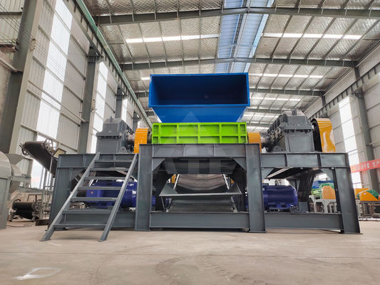 200-2200mm Dimensione di ingresso Trinciatrice automatica di rottami metallici e plastici per il processo di riciclo