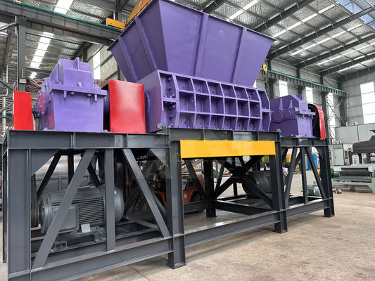 Macchina di triturazione dei rifiuti metallici e di plastica Peso 5T Adatta a varie applicazioni