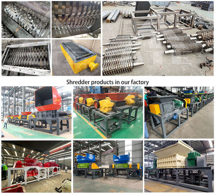 Macchina di triturazione dei rifiuti metallici e di plastica Peso 5T Adatta a varie applicazioni