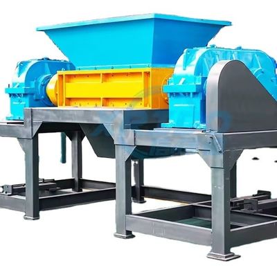 Doppia trave per la frantumazione di rifiuti di plastica per auto metallica