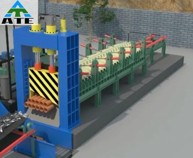 Macchina di taglio di ferro per taglio di grattacieli di metallo pesante con potenza di 76 kW e forza di taglio di 400 T