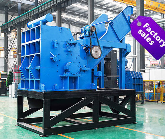 Potente radiatore di rottami da 55 kW per il riciclaggio di rottami metallici e rifiuti
