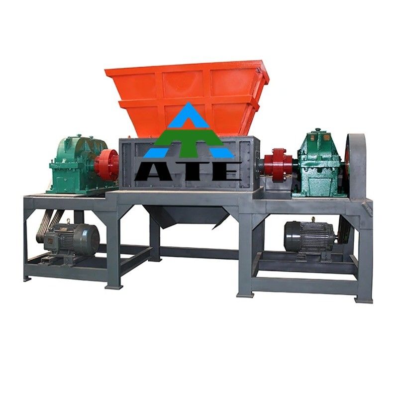 Rottame di gomma, briciole di rifiuti di plastica, pneumatici di legno, tubi di pallet con dimensioni di ingresso 200-2200 mm