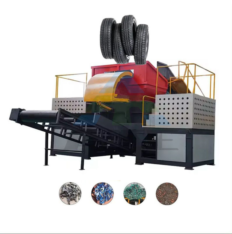 Rottame a doppio albero per PVC PET PC ABS PS PA Scrap Riciclo di metallo e plastica