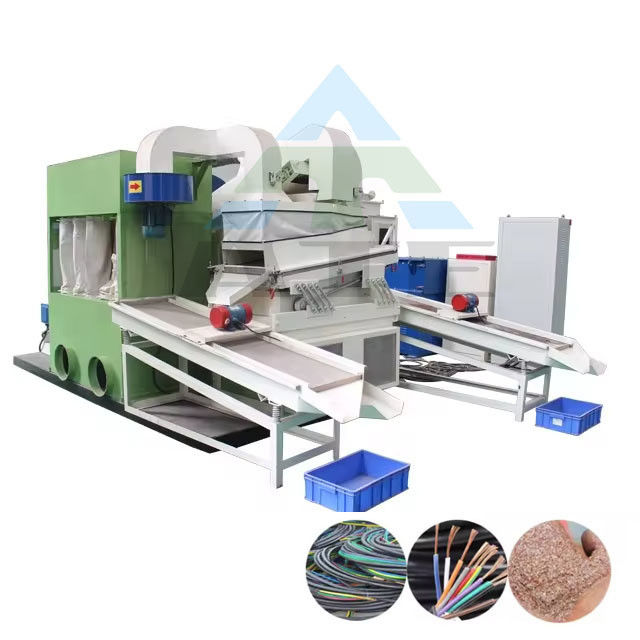 Rottami di filo di rame Dispositor di rifiuti alimentari Modello 600 Riciclaggio di rifiuti di filo elettrico 250 kg/h
