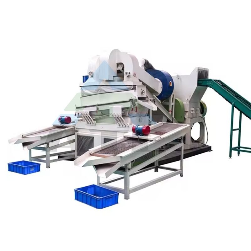 300-500 kg/h Macchina di separazione per la triturazione di rottami di fili per impianti di riciclo di cavi elettrici