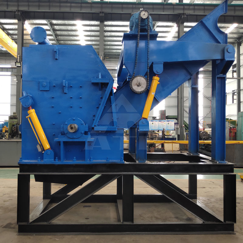 200-2200mm Input Size Metal Crusher Machine per il riciclo di rame e piastre di alluminio