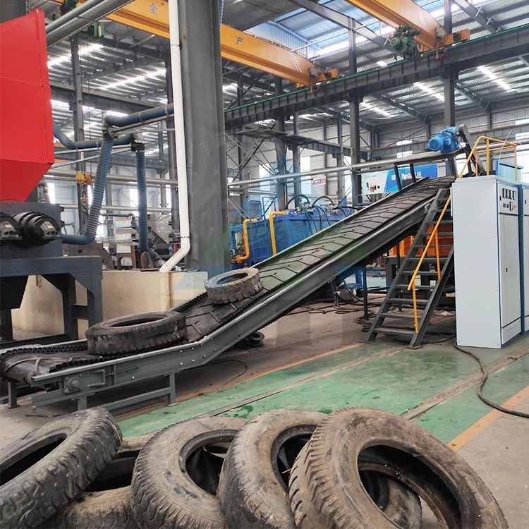 Trituratore a doppio albero per linea di prodotti radiali