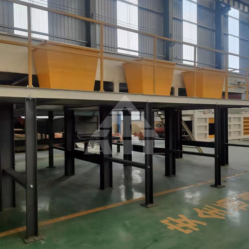 Macchine per la classificazione dei rifiuti urbani Piattaforma di classificazione manuale Peso KG 2000 kg Collettore di rifiuti