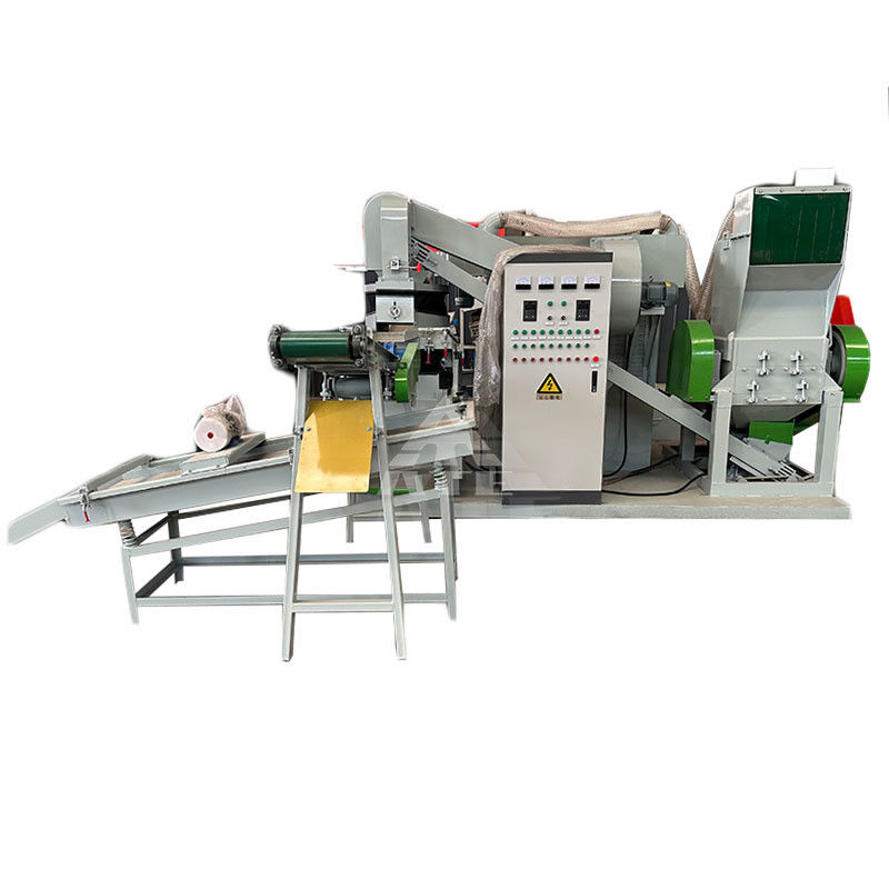 Macchine per il riciclaggio del riso di rame separatore di taglio del filo di rame in impianto di produzione