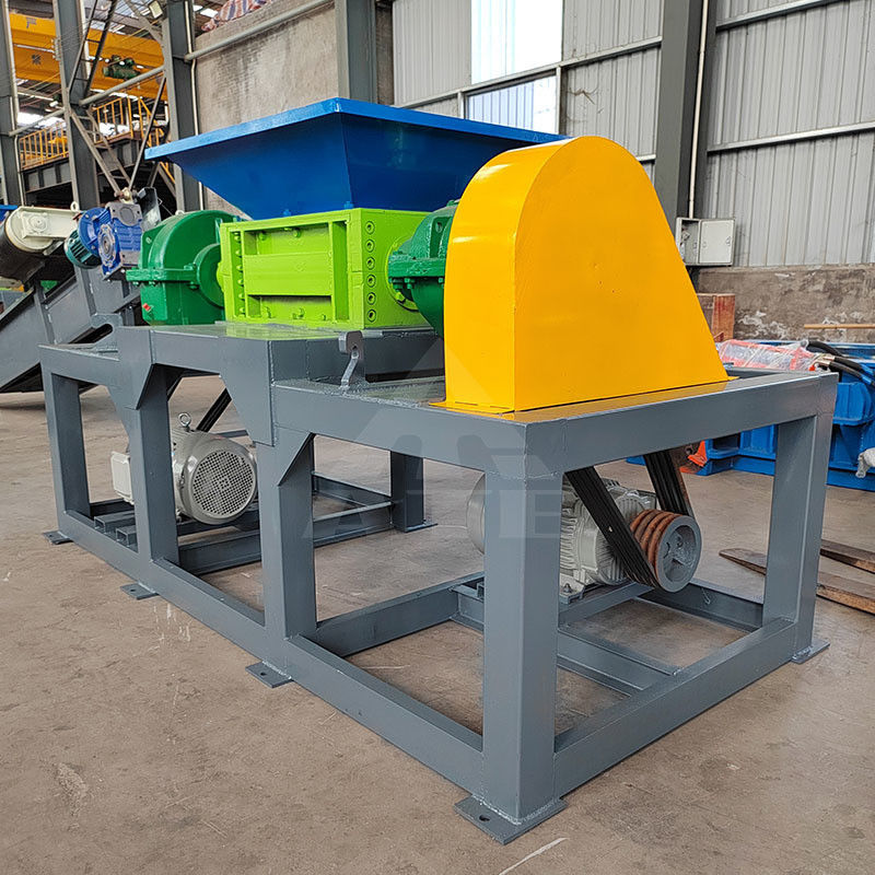 Trituratore a doppio albero per rottami di metallo e plastica per uso domestico 1-10 cm Prodotto finale facile