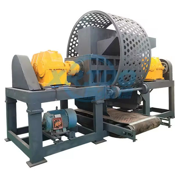 Metalli trasformati ALLOI doppio albero gomma pneumatico metallo trituratore martello per il riciclo